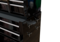 High Capacity Rolling Tool Chest With Wheels And Drawers, 8 Drawer Tool Storage Cabinet Black Black Steel
