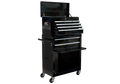 High Capacity Rolling Tool Chest With Wheels And Drawers, 8 Drawer Tool Storage Cabinet Black Black Steel