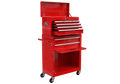 High Capacity Rolling Tool Chest With Wheels And Drawers, 8 Drawer Tool Storage Cabinet Red Red Steel