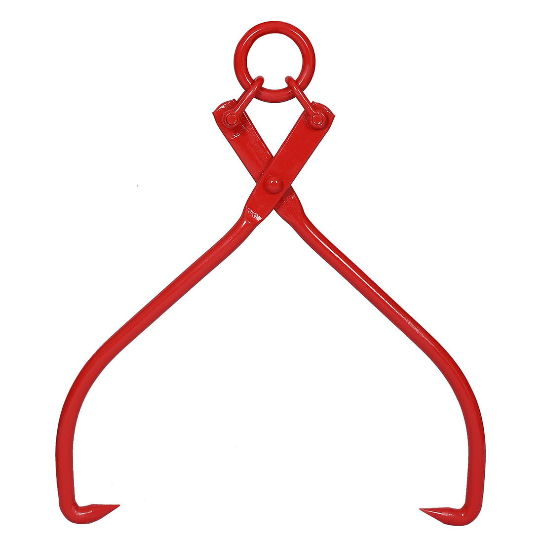 Skidding Tongs With Ring 16Inch Red Carbon Steel