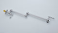 Wall Mount Folding Kitchen Pot Filler Faucet Chrome Brass