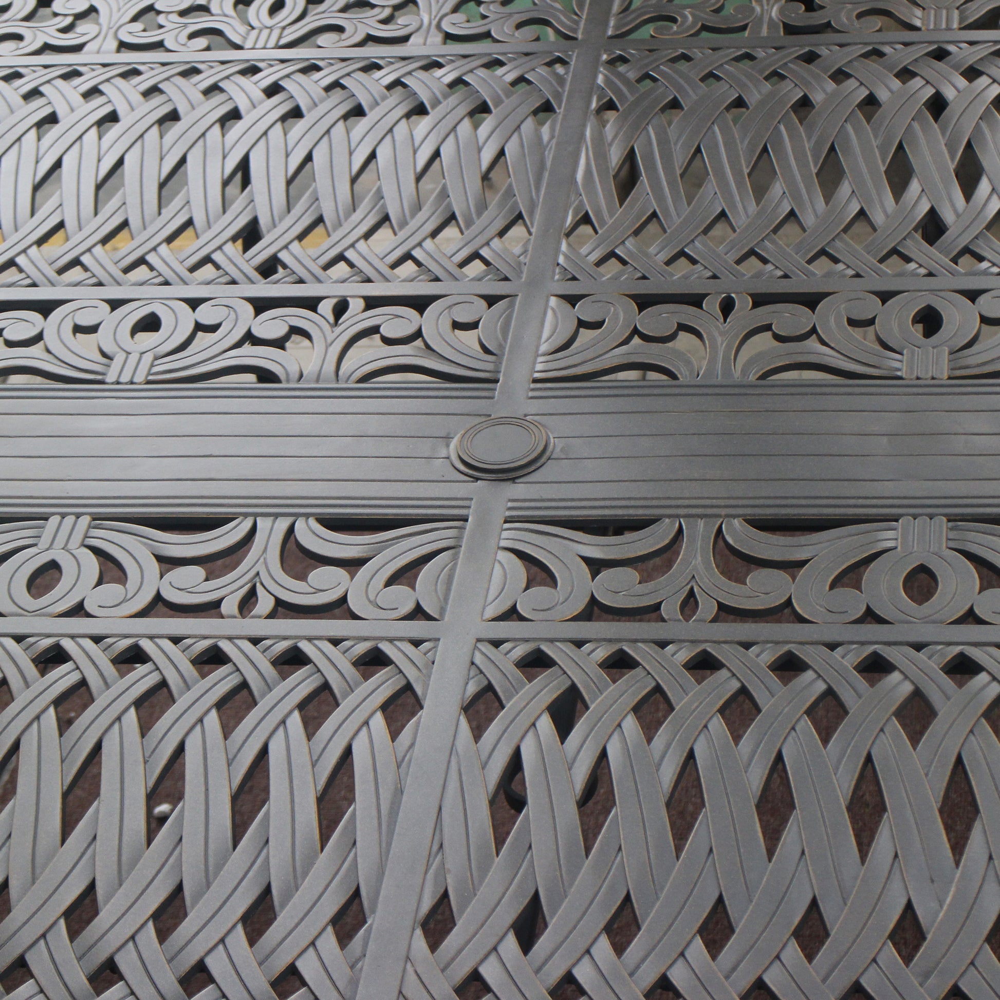 Rectangle Table, Desert Night Gunmetal Aluminum