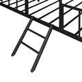 Metal House Bed Frame Twin Size With Slatted Support No Box Spring Needed Black Twin Black Metal