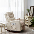 Single Sofa Reclining Chair Japanese Chair Lazy Sofa Tatami Balcony Reclining Sofa Adjustable Chair Beige Metal