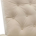 Single Sofa Reclining Chair Japanese Chair Lazy Sofa Tatami Balcony Reclining Sofa Adjustable Chair Beige Metal
