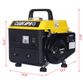 Portable Generator, Outdoor Generator Low Noise, Gas Powered Generator,Generators For Home Use White Steel