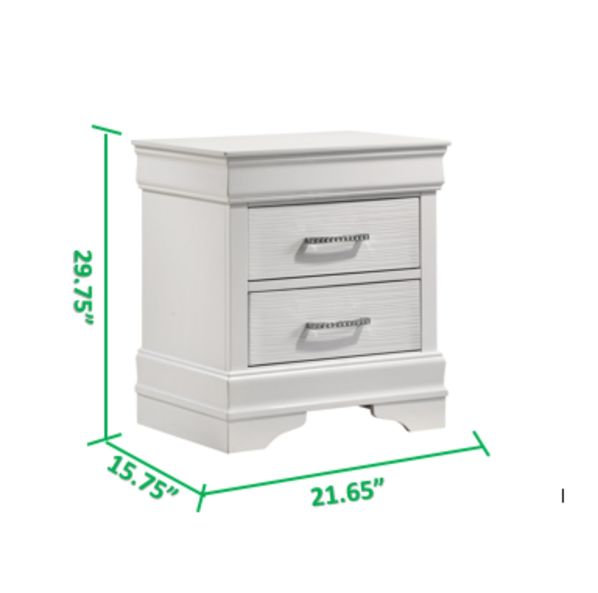 Twin 5 Pc Tufted Upholstery Led Bedroom Set Made With Wood In White Box Spring Required Twin White Wood 5 Piece Set Bedroom Bed Included,Chest Included,Dresser Included,Mirror Included,Nightstand