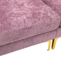 Coolmore U Shape Sectional Sofa With Ottomanreversible Sofa Couch For Living Room,Spacious Furniture,Durable Couch Removable And Machine Washable Cover Purple Velvet Purple Primary Living Space Foam Velvet 4 Seat