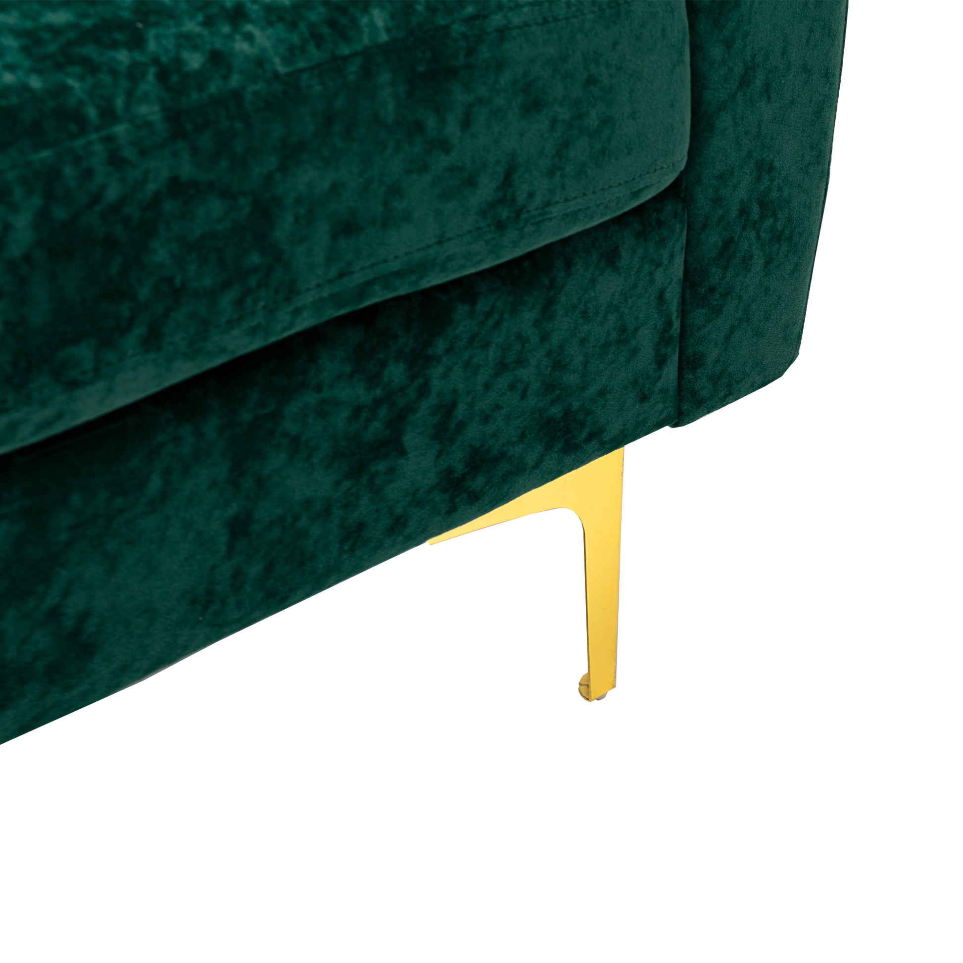 Coolmore U Shape Sectional Sofa With Ottomanreversible Sofa Couch For Living Room,Spacious Furniture,Durable Couch Removable And Machine Washable Cover Emerald Velvet Emerald Primary Living Space Foam Velvet 4 Seat