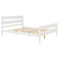 Full Bed With Headboard And Footboard,White Sku:W504P149039 Full White Pine