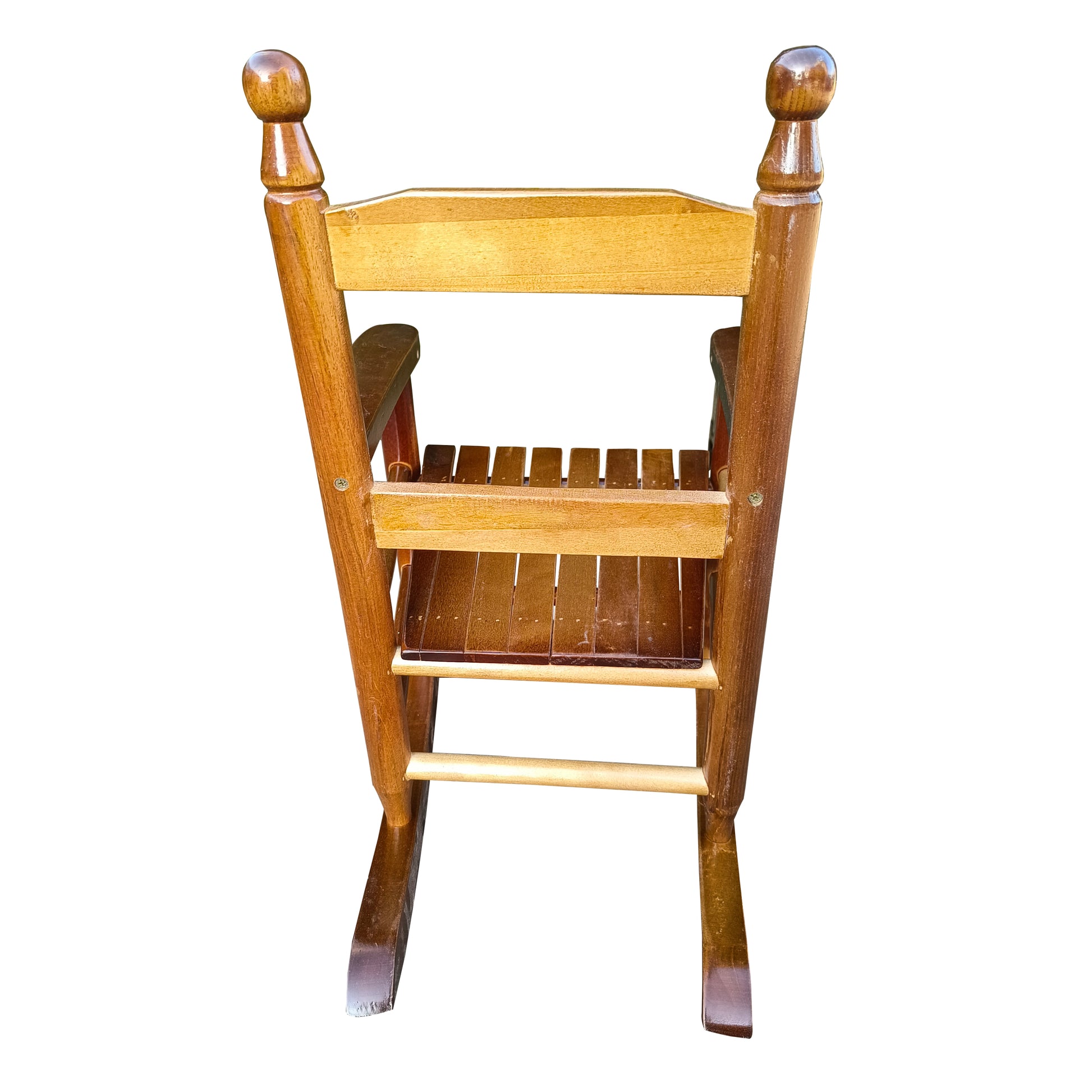 Children'S Rocking Oak Chair Indoor Or Outdoor Suitable For Kids Durable Oak Solid Wood