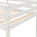 Loft Bed With Staircasewhite Twin White Pine