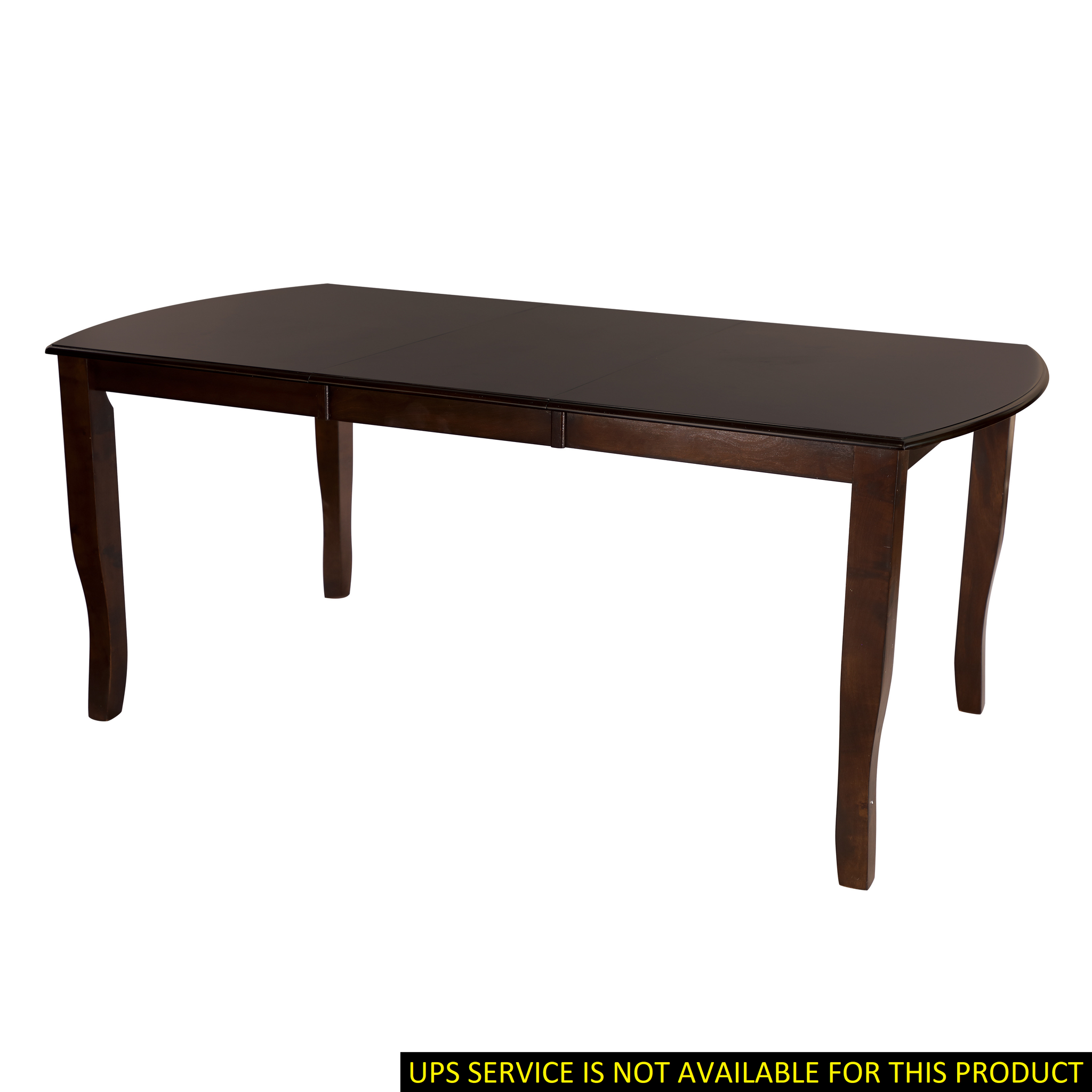 Dark Cherry Finish Simple Design 1Pc Dining Table With Separate Extension Leaf Mango Veneer Wood Dining Furniture Brown Mix Dining Room Traditional Wood