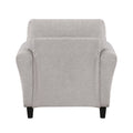 Modern Transitional Sand Hued Textured Fabric Upholstered 1Pc Chair Attached Cushion Living Room Furniture Desert Sand Primary Living Space Farmhouse,Modern,Traditional,Transitional Fabric
