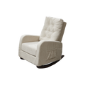 Single Sofa Reclining Chair Japanese Chair Lazy Sofa Tatami Balcony Reclining Sofa Adjustable Chair Beige Metal