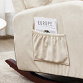 Single Sofa Reclining Chair Japanese Chair Lazy Sofa Tatami Balcony Reclining Sofa Adjustable Chair Beige Metal