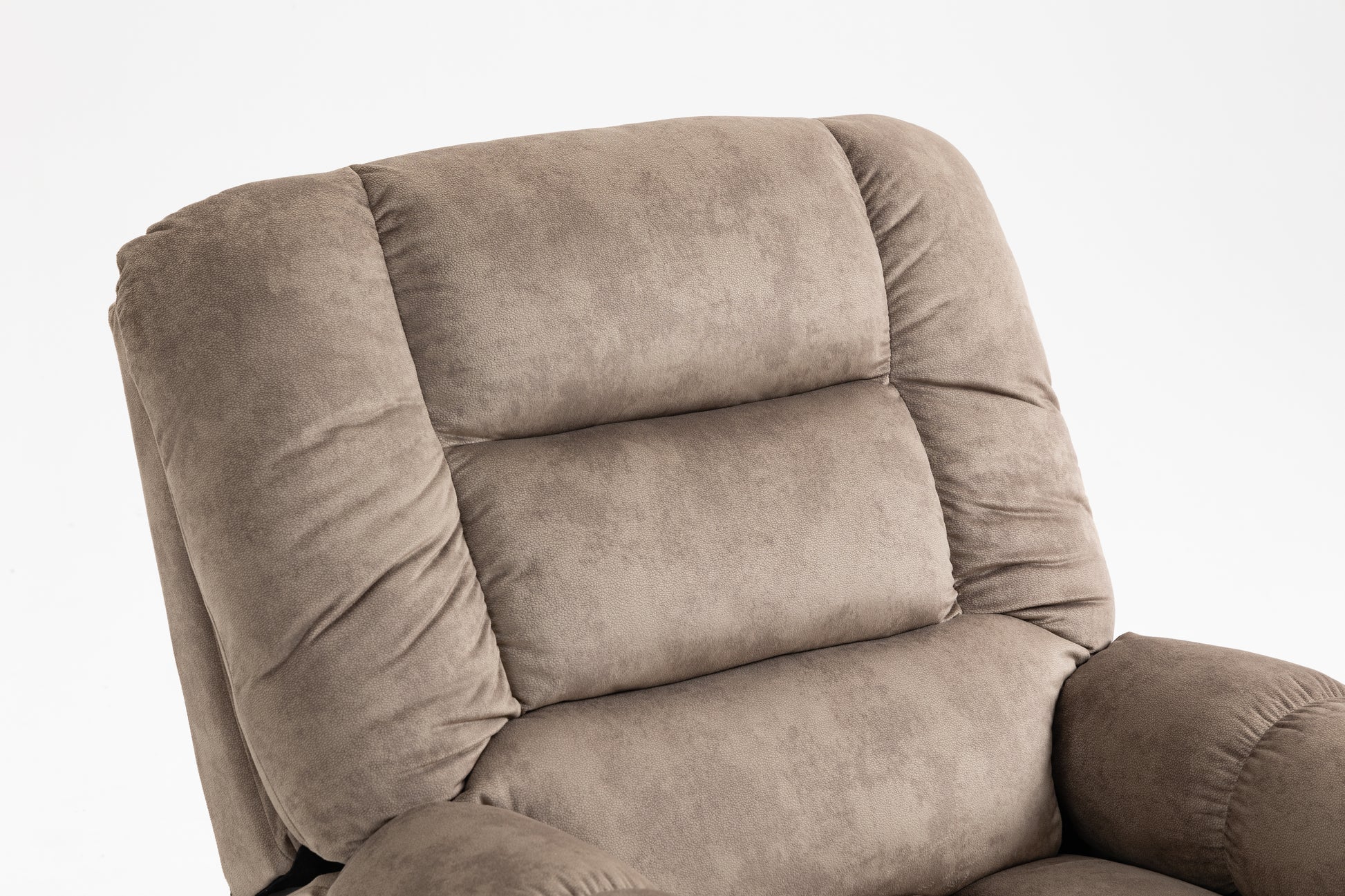 Recliners Lift Chair Relax Sofa Chair Livingroom Furniture Living Room Power Electric Reclining For Elderly Beige Brown Chenille Down Filling