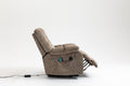 Recliners Lift Chair Relax Sofa Chair Livingroom Furniture Living Room Power Electric Reclining For Elderly Beige Brown Chenille Down Filling