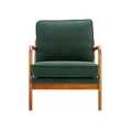 Coolmore Mid Century Modern Accent Chair, Comfy Fabric Living Room Chairs With Solid Wood Frame, Lounge Reading Armchair, Easy Assembly Emerald Emerald Primary Living Space Foam Boucle