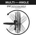 2Pack 24 Inch Industrial Wall Mount Fan, 3 Speed Commercial Ventilation Metal Fan For Warehouse, Greenhouse, Workshop, Patio, Factory And Basement High Velocity Black Metal