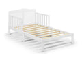 Birdie Toddler Bed White White White Solid Wood
