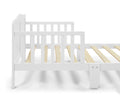 Birdie Toddler Bed White White White Solid Wood
