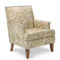 Accent Chairs For Living Room Beige Yellow Fabric
