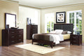 Espresso Finish 1Pc Dresser Of 6X Drawers Silver Tone Bar Pulls Contemporary Design Bedroom Furniture Espresso 5 Drawers & Above Bedroom Contemporary Wood
