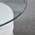 3 Pieces Coffee Table Set, Oval 10Mm 0.39