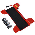 Motorcycle Center Stand Move Dolly,Motorcycle Scooter Mover 500Lbs Red Metal