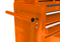 High Capacity Rolling Tool Chest With Wheels And Drawers, 8 Drawer Tool Storage Cabinet Orange Orange Steel