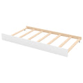 Twin Or Double Twin Daybed With Trundle,White Box Spring Not Required Twin White Wood Daybeds Pine