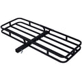 Hitch Mount Cargo Carrier ,Rear Cargo Rack For Suv, Truck, Car,Luggage Basket Rack Fits 2
