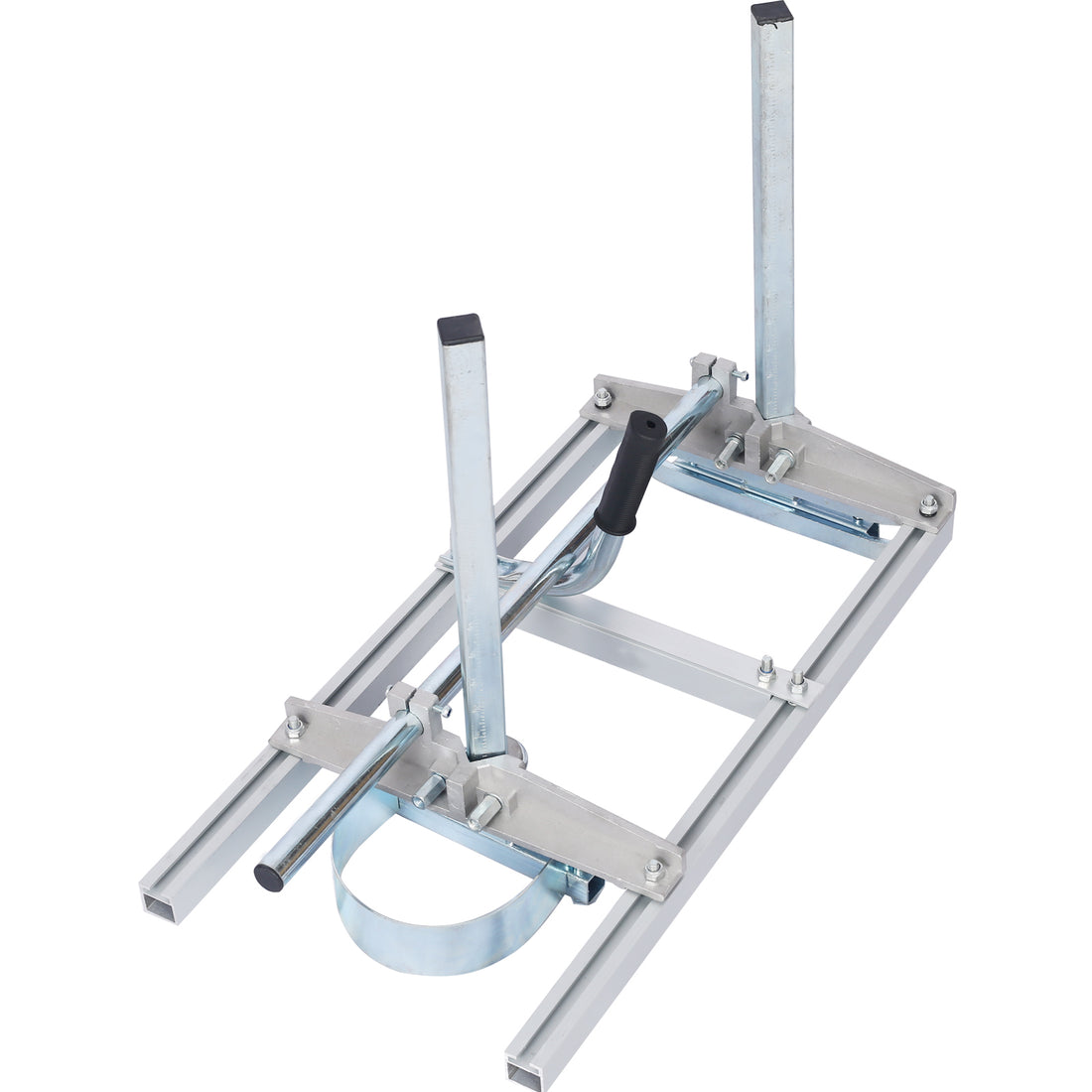 Chainsaw Mill Portable Chain Saw Mill Aluminum Steel Planking Lumber,Planking Milling Bar Size 14 24" Silver Aluminium