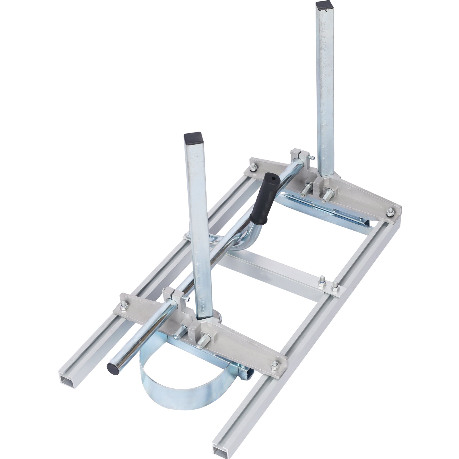 Chainsaw Mill Portable Chain Saw Mill Aluminum Steel Planking Lumber,Planking Milling Bar Size 14 24" Silver Aluminium