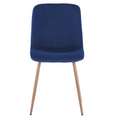 Dining Chair Blue 1Pc 1Ctn Blue Fabric