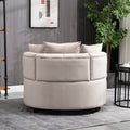 Accent Chair Classical Barrel Chair For Living Room Modern Leisure Sofa Chair Khaki Khaki Foam Velvet