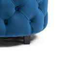 Accent Chair Classical Barrel Chair For Living Room Modern Leisure Sofa Chair Blue Blue Foam Velvet