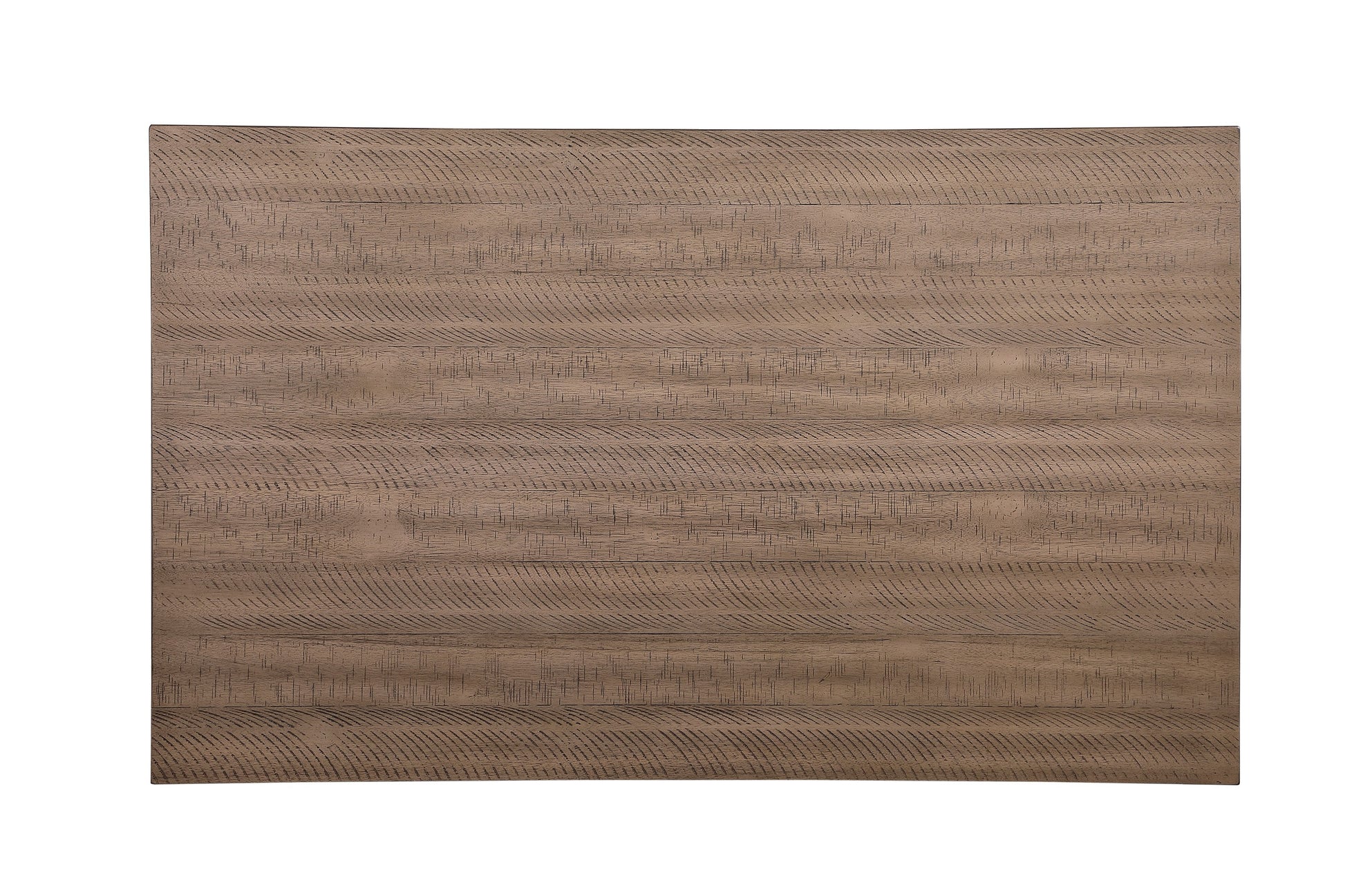 Grayish White And Brown Finish Casual Dining Room Furniture 7Pc Dining Set Rectangular Wooden Table And 6X Side Chairs Fabric Upholstered Seat Multicolor Seats 6 Dining Room Rectangular Dining Table With Chair Wood