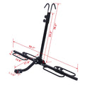 2 Bike Carrier Platform Hitch Rack Bicycle Rider Mount Fold Receiver 2