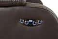 Benz Led & Power Recliner Chair Made With Faux Leather In Brown Brown Faux Leather