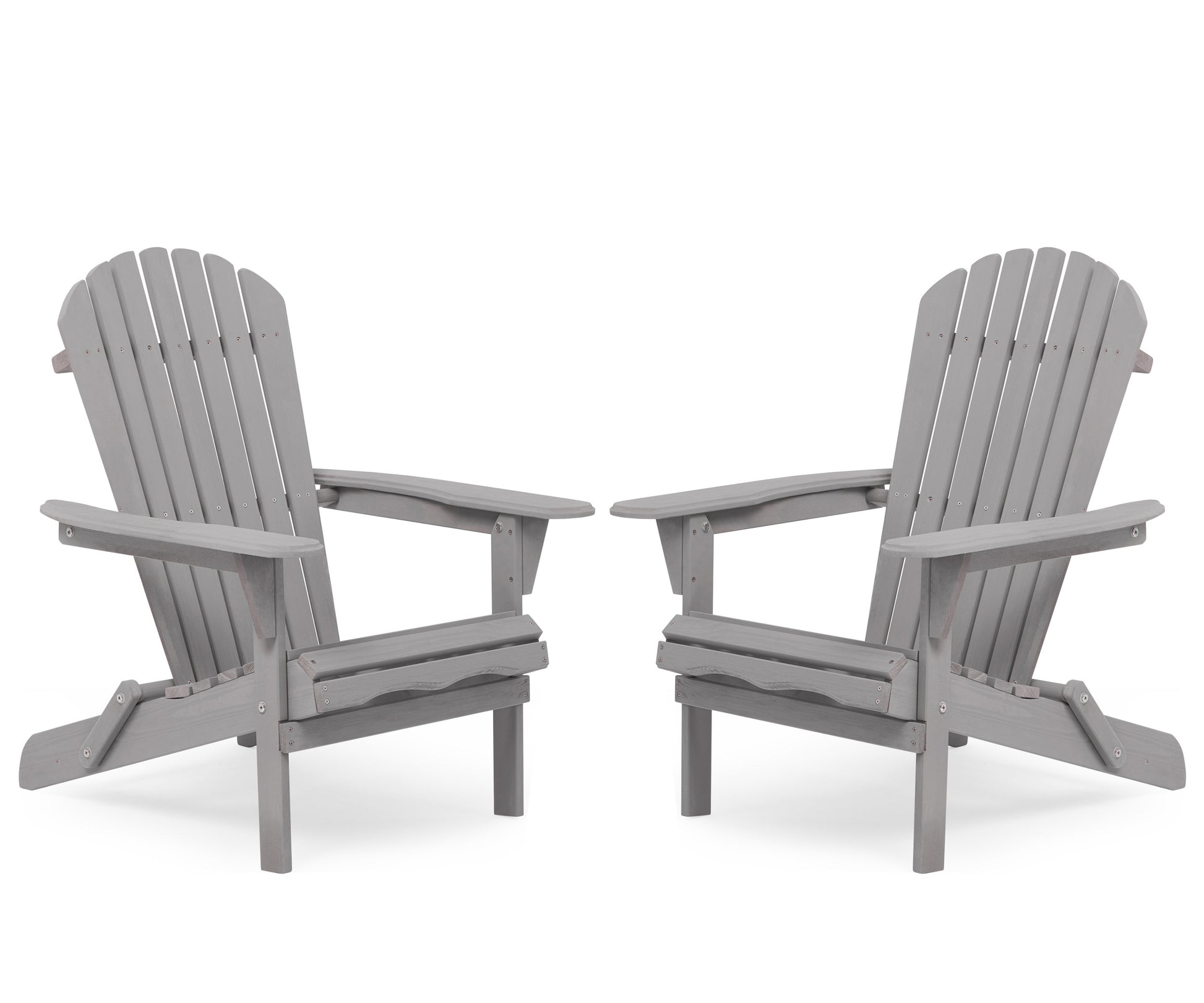 Wood Lounge Patio Chair For Garden Outdoor Wooden Folding Adirondack Chair Set Of 2 Solid Cedar Wood Lounge Patio Chair For Garden, Lawn, Backyard Gray Solid Wood