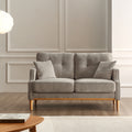 Living Space Sofa 2 Seater ,Loveseat With Waterproof Fabric Creamusb Charge Cream Foam Fabric