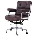 Lobby Office Chair Home And Office Brown Genuine Leather