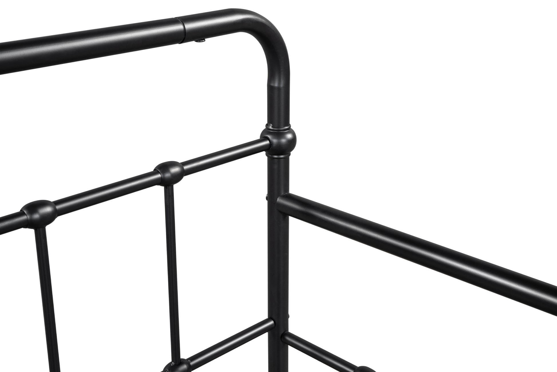 Metal Frame Daybed With Trundle Black Metal