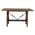 Rustic Brown And Gunmetal Finish 5Pc Dining Set Counter Height Table And 4X Counter Height Chairs Industrial Design Wooden Dining Furniture Multicolor Seats 4 Dining Room Industrial,Rustic