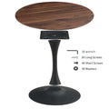 Tulip Dining Table ,Dia. 106Cm Round, Nature Wood, 1Pc Per Ctn Natural Wood Wash Mdf