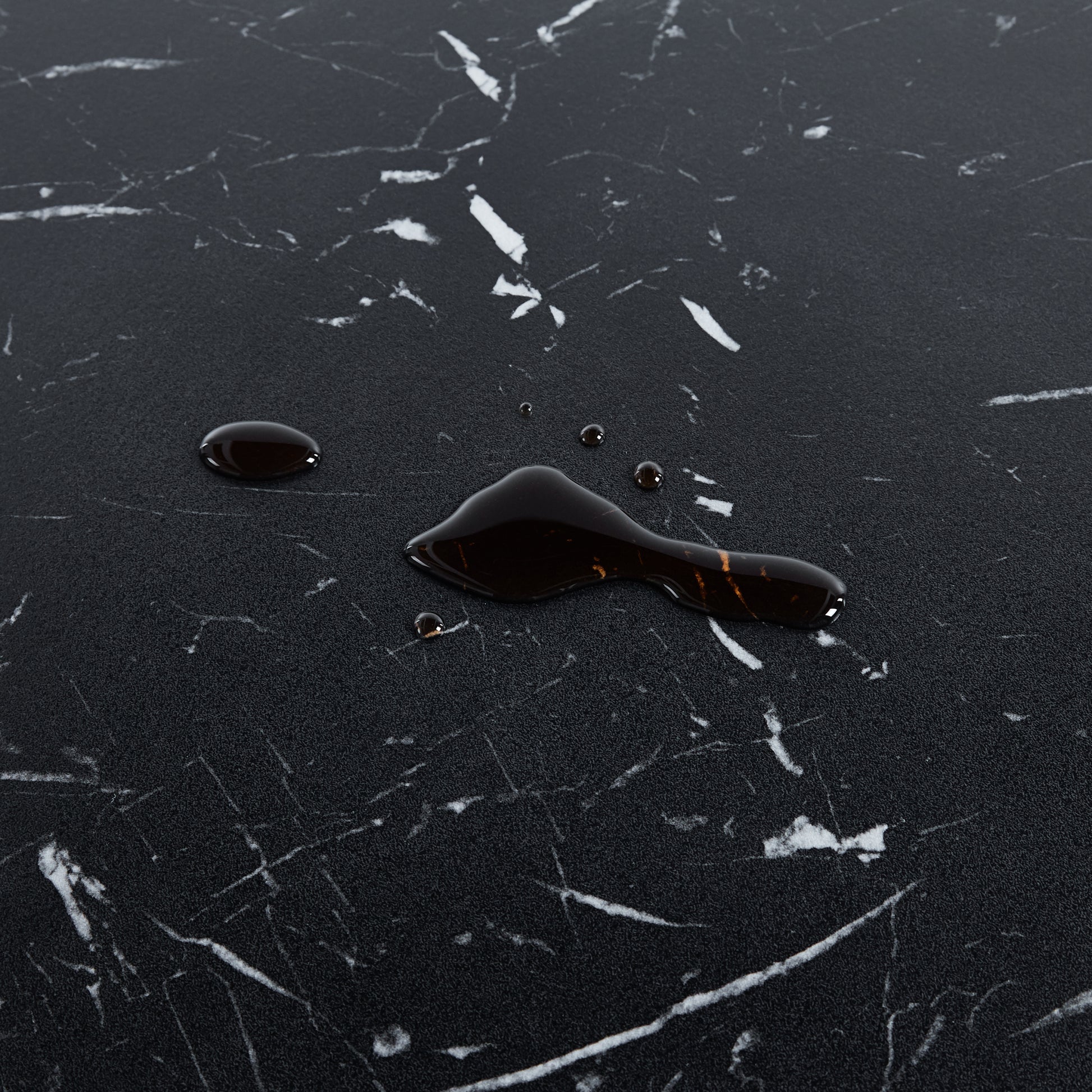 Tulip Special Dining Table,Black Marble Color Top,Mdf Dining Tablekitchen Table,Exective Desk Marble Mdf