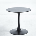 Tulip Special Dining Table,Black Marble Color Top,Mdf Dining Tablekitchen Table,Exective Desk Marble Mdf