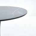 Tulip Special Dining Table,Black Marble Color Top,Mdf Dining Tablekitchen Table,Exective Desk Marble Mdf
